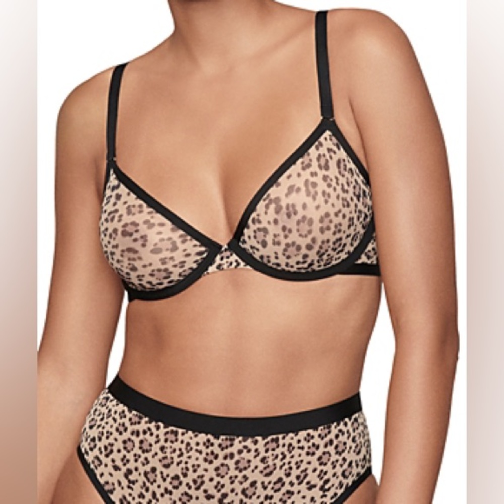 CUUP Bra The Plunge - Leopard 36D